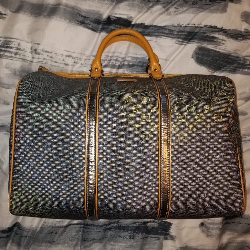 New Gucci Rainbow Boston Large
